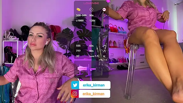 Erika Kirman online show from September 11, 3:56 pm