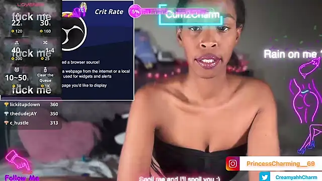 Cum2Charm online show from October 21, 2:56 am