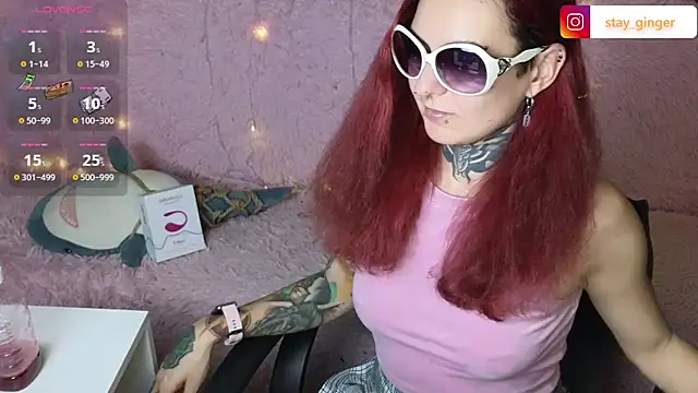 Ginger Stay online show from December 19, 8:55 pm