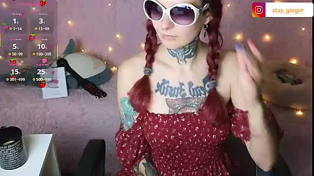 Ginger Stay online show from February 13, 8:34 pm