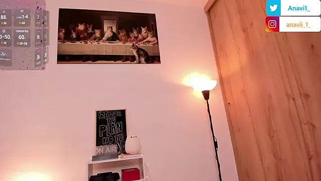 Snapshot of Anavi_ chatting on January 28, 10:45 pm Anavi online show from January 28, 10:45 pm