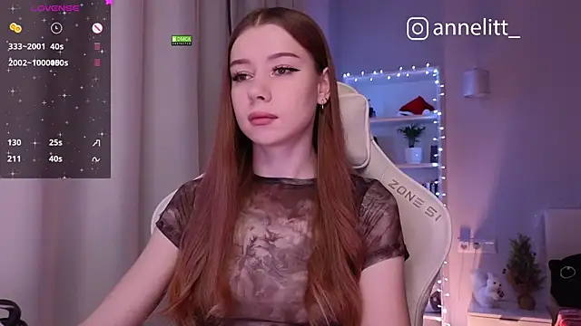 Annelitt online show from January 12, 7:21 pm