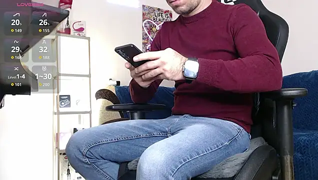 Snapshot of marioslim chatting on February 26, 10:47 am marioslim online show from February 26, 10:47 am