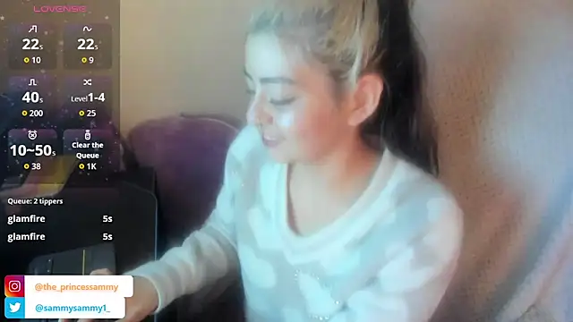 Sammysammy  online show from June 18, 9:14 am