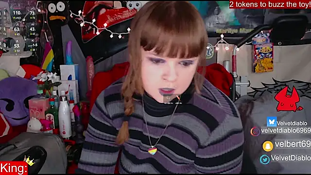 VelvetDiablo online show from January 23, 1:08 am