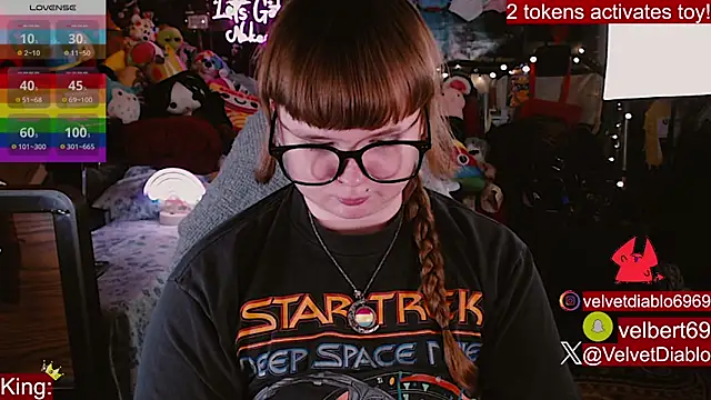 VelvetDiablo online show from June 3, 12:13 am