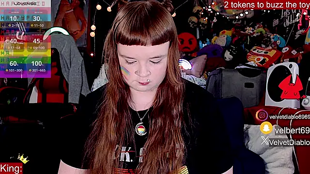 VelvetDiablo online show from June 25, 12:43 am