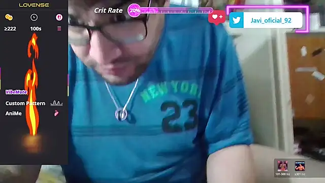 Snapshot of Javi_92 chatting on March 21, 10:02 pm Javi 92 online show from March 21, 10:02 pm