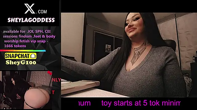 sheylagoddess11 online show from March 24, 5:45 am
