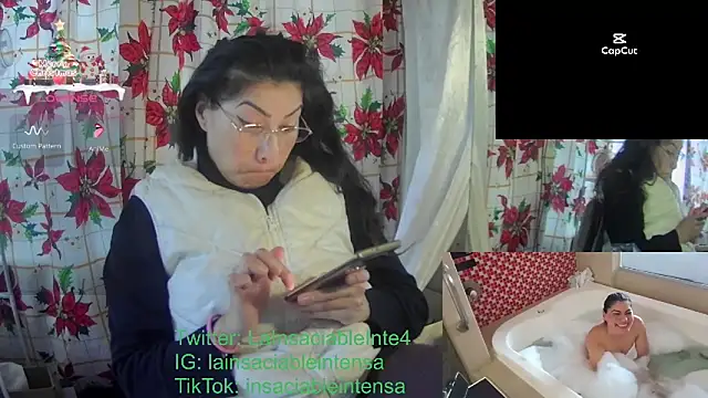 LaInsaciableIntensa online show from January 4, 8:05 pm