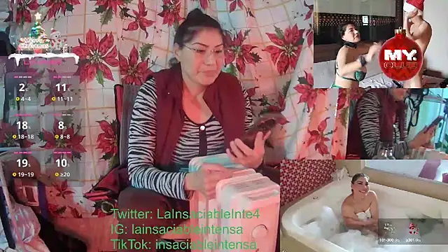 LaInsaciableIntensa online show from January 6, 9:54 pm
