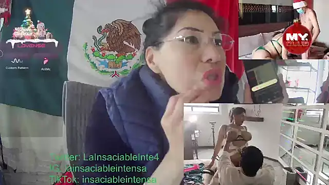 LaInsaciableIntensa online show from January 14, 3:04 pm