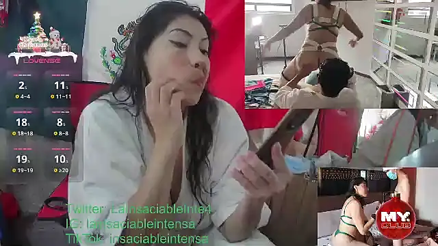 LaInsaciableIntensa online show from January 16, 2:51 pm