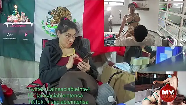 LaInsaciableIntensa online show from January 16, 11:27 pm
