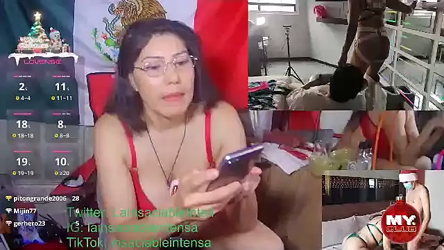LaInsaciableIntensa online show from January 19, 12:17 am