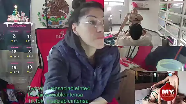 LaInsaciableIntensa online show from January 19, 2:38 pm