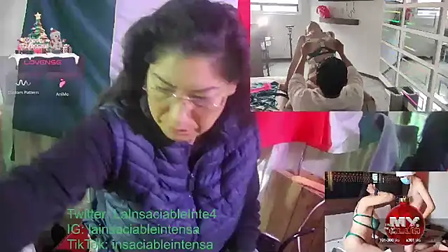 LaInsaciableIntensa online show from January 20, 1:53 pm
