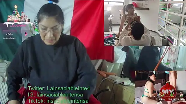 LaInsaciableIntensa online show from January 20, 10:15 pm