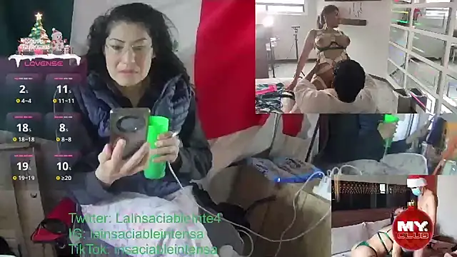 LaInsaciableIntensa online show from January 23, 1:45 pm