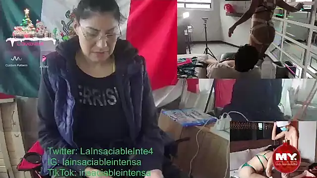 LaInsaciableIntensa online show from January 23, 7:29 pm