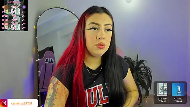caroline23 x online show from December 12, 6:25 am