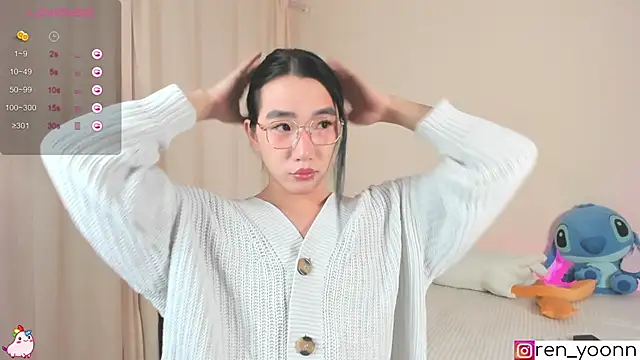 Ren yoon online show from September 27, 1:10 am