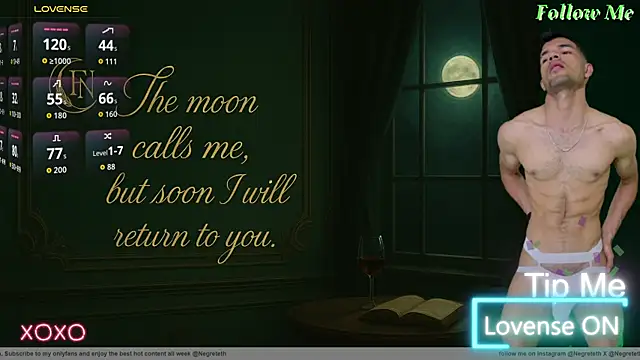 Luis Negreteth online show from November 7, 9:15 pm