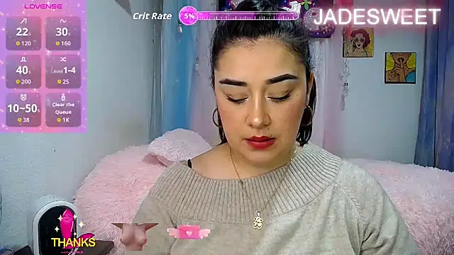 Snapshot of JADE_SWEET2 chatting on February 1, 11:03 pm JADE SWEET2 online show from February 1, 11:03 pm