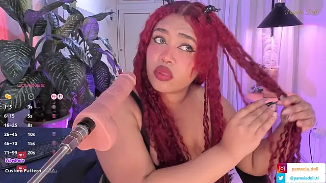 Snapshot of pamela_doll3 chatting on March 8, 9:50 am pamela doll3 online show from March 8, 9:50 am