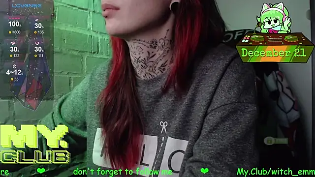 Witch Emma online show from December 21, 8:21 am