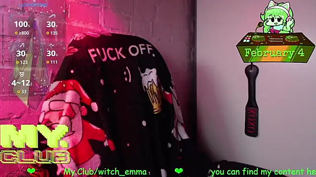 Witch Emma online show from February 4, 7:25 am