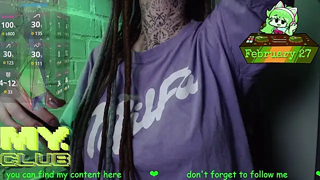 Snapshot of Witch_Emma chatting on February 27, 8:36 am Witch Emma online show from February 27, 8:36 am