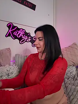 Snapshot of InKed-Kathy chatting on February 12, 10:05 pm InKed-Kathy online show from February 12, 10:05 pm