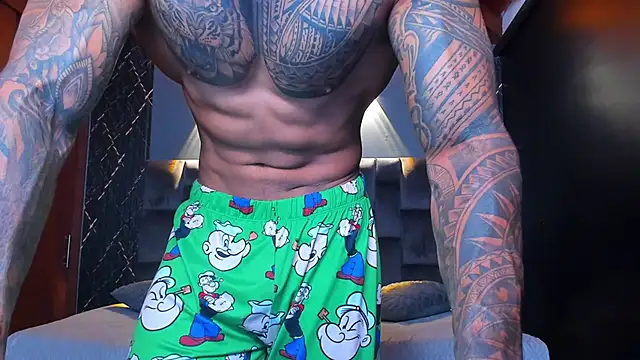 muscle man16 online show from December 7, 1:36 am