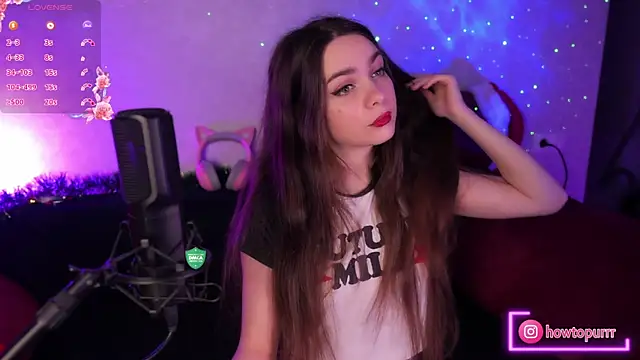 Snapshot of How2Meow chatting on January 28, 5:24 pm How2Meow online show from January 28, 5:24 pm