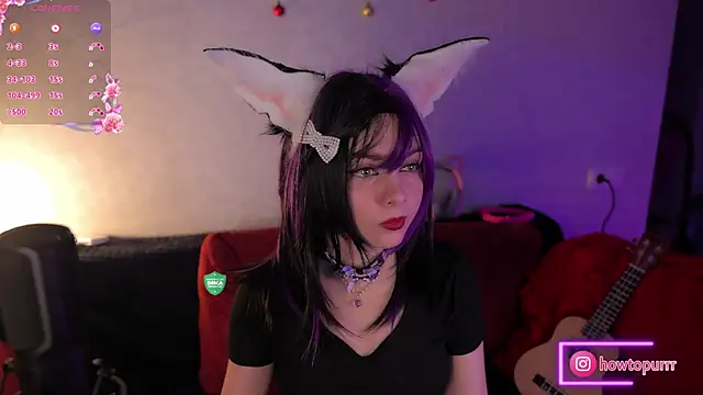 Snapshot of How2Meow chatting on March 3, 5:50 pm How2Meow online show from March 3, 5:50 pm