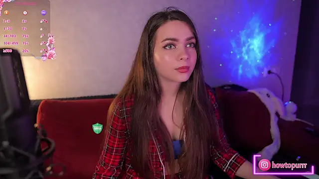 Snapshot of How2Meow chatting on March 19, 5:39 pm How2Meow online show from March 19, 5:39 pm