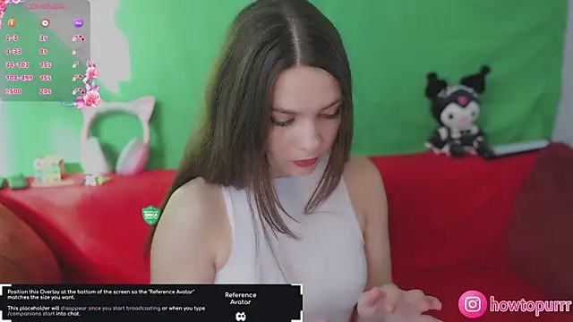 Snapshot of How2Meow chatting on September 17, 12:51 pm How2Meow online show from September 17, 12:51 pm