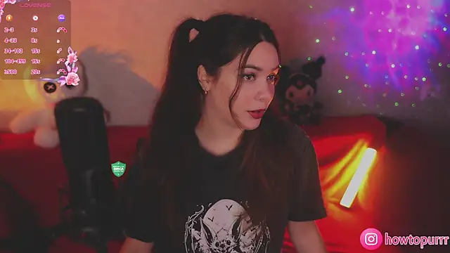 Snapshot of How2Meow chatting on October 12, 4:28 pm How2Meow online show from October 12, 4:28 pm