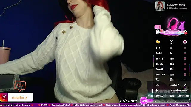 Snapshot of strawberry_muffin chatting on November 15, 10:04 pm strawberry muffin online show from November 15, 10:04 pm