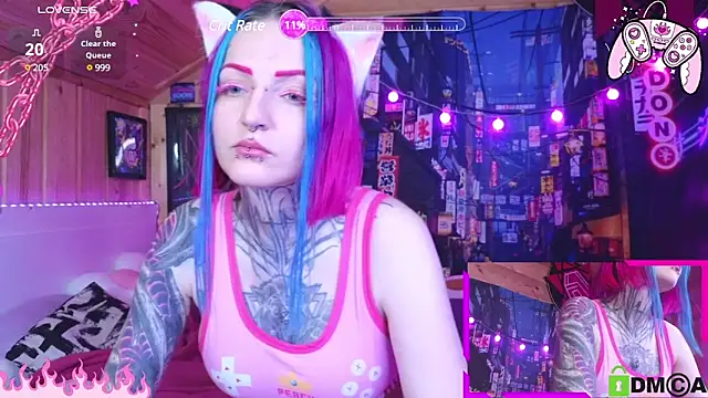 NekoCyber online show from December 8, 12:40 am