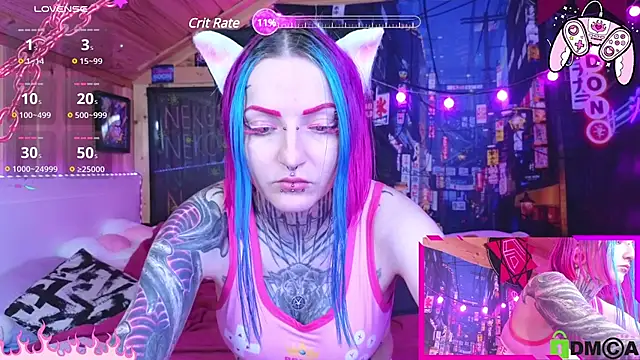 NekoCyber online show from December 8, 4:46 am