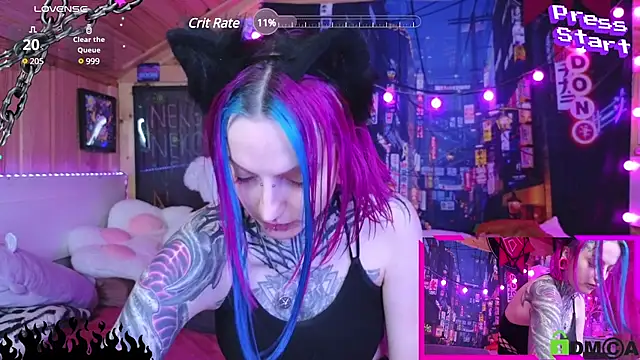 NekoCyber online show from March 12, 8:08 am