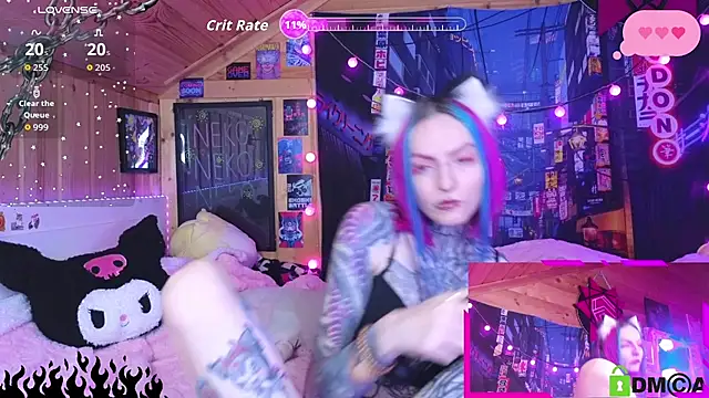 NekoCyber online show from February 22, 5:08 am