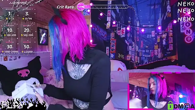 NekoCyber online show from April 12, 5:01 am