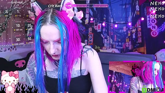 NekoCyber online show from June 14, 5:20 am
