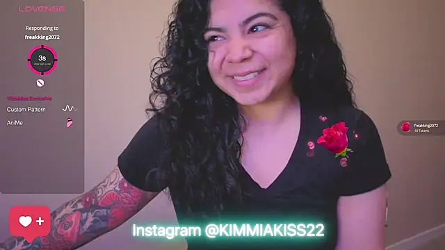 kimmiakiss22 online show from February 1, 8:26 pm