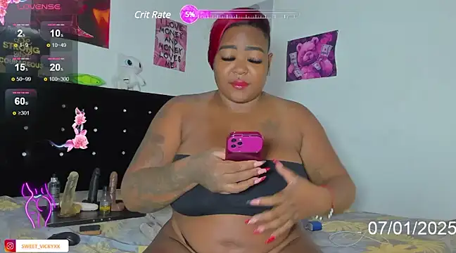 SWEETVICKY XX online show from January 7, 3:12 pm