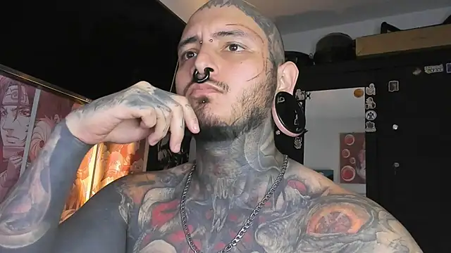 Snapshot of DEATHINK666XX chatting on February 16, 2:20 am DEATHINK666XX online show from February 16, 2:20 am