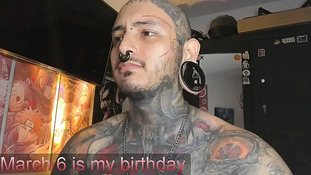 Snapshot of DEATHINK666XX chatting on March 1, 11:15 pm DEATHINK666XX online show from March 1, 11:15 pm